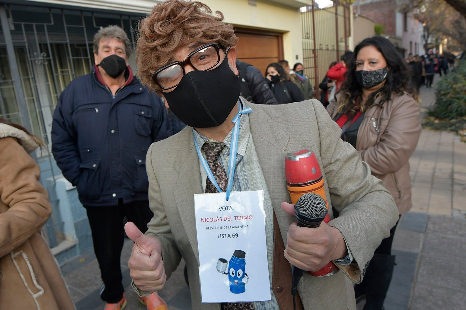 En la foto: El humorista Nicolás del Termo.