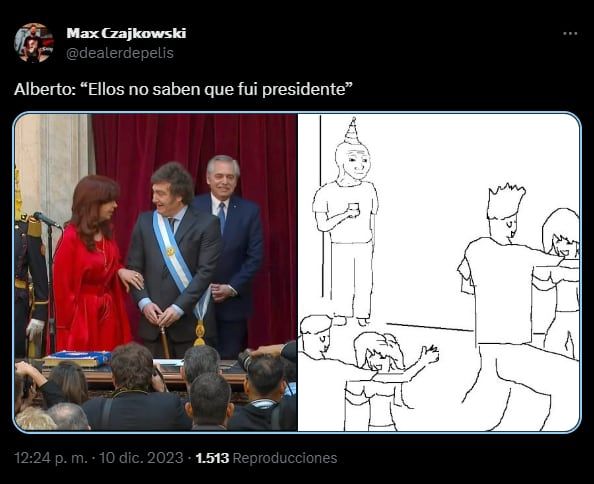 Los mejores memes de la asunción de Milei como nuevo presidente de la República Argentina