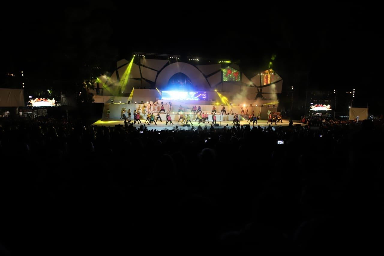 La Vendimia de San Rafael regresó al teatro griego Chacho Santa Cruz.