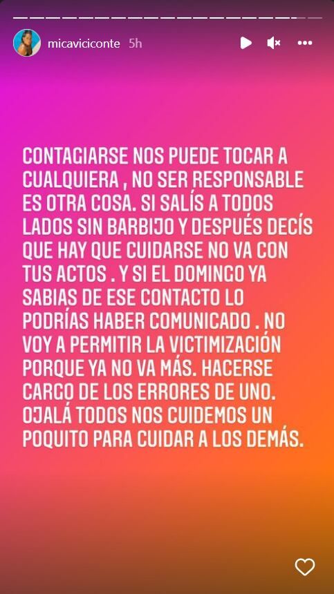 Mica Viciconte está furiosa con Nicole Newmann