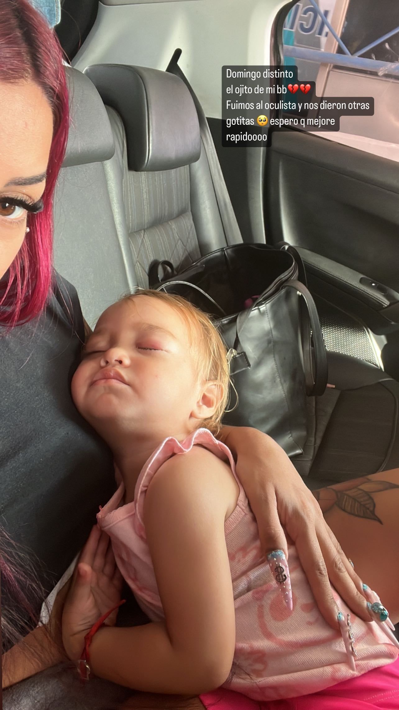 Tamara Báez compartió un preocupante posteo.