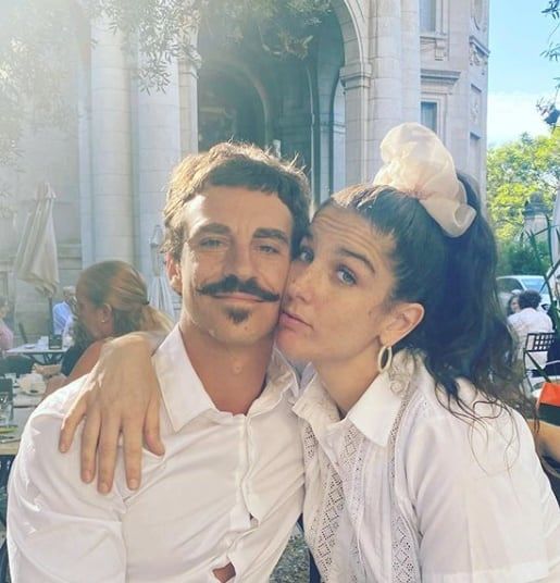 Juana Repetto y su esposo