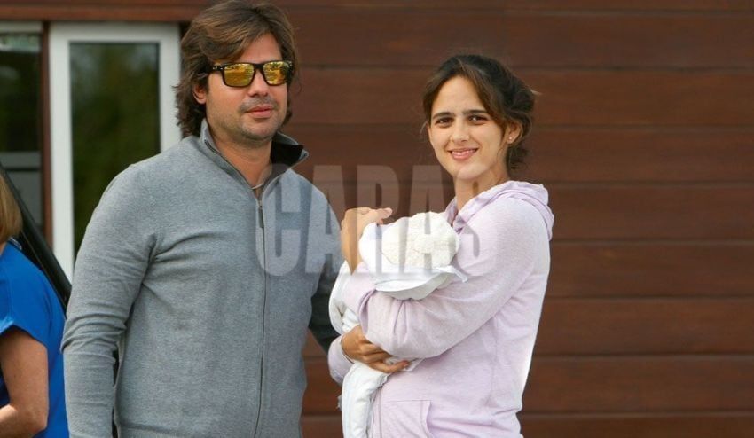 
    Antonito y su pareja Daniela Ramos en 2016, cuando nació Mael, su segundo hijo. Viven en Alemania.
   