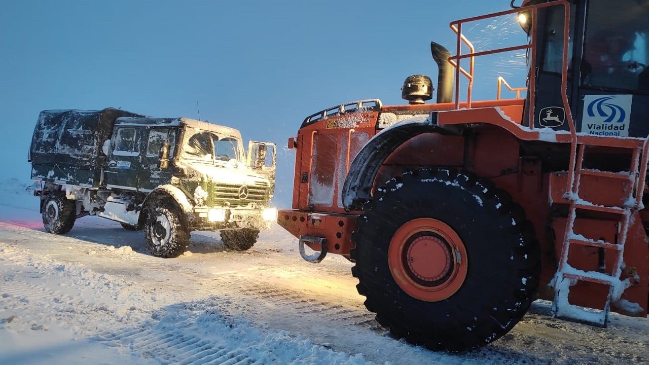Volcó un camión de Gendarmería en Uspallata y 11 agentes debieron ser rescatados. | Foto: Ministerio de Seguridad y Justicia