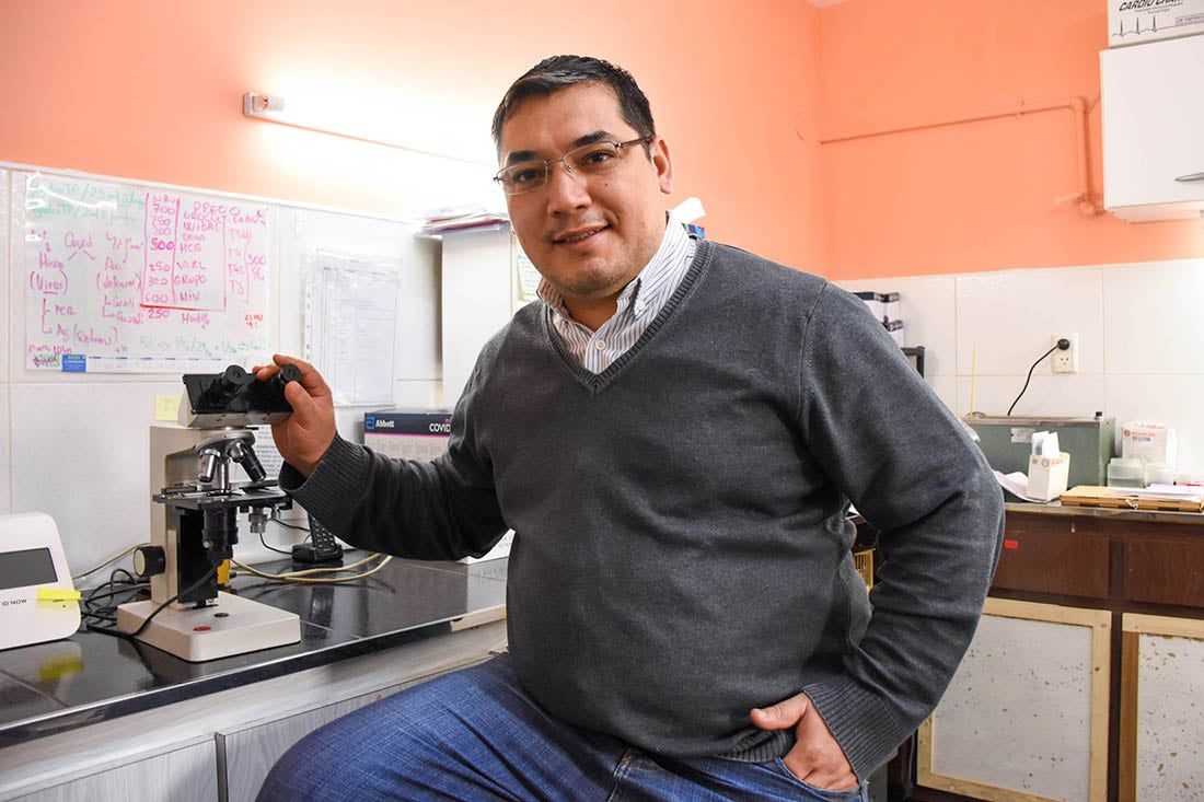 Dia del bioquímico. Claudio Suárez, Director Bioquímico de Laboratorio French -