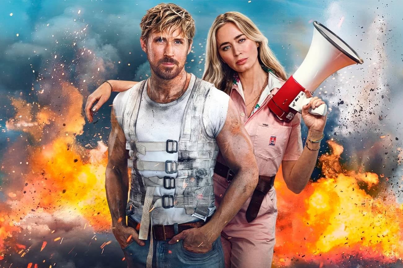 Foto promocional de "Profesión Peligro", con Ryan Gosling y Emily Blunt. (Universal Studios)