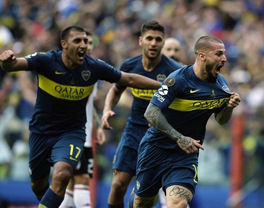  Foto: AFP | Darío Benedetto vuelve a poner arriba a Boca sobre su eterno rival.    