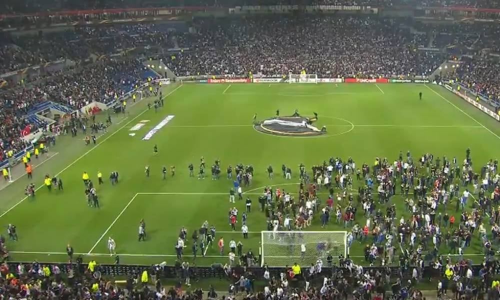 La hinchada del Besiktas