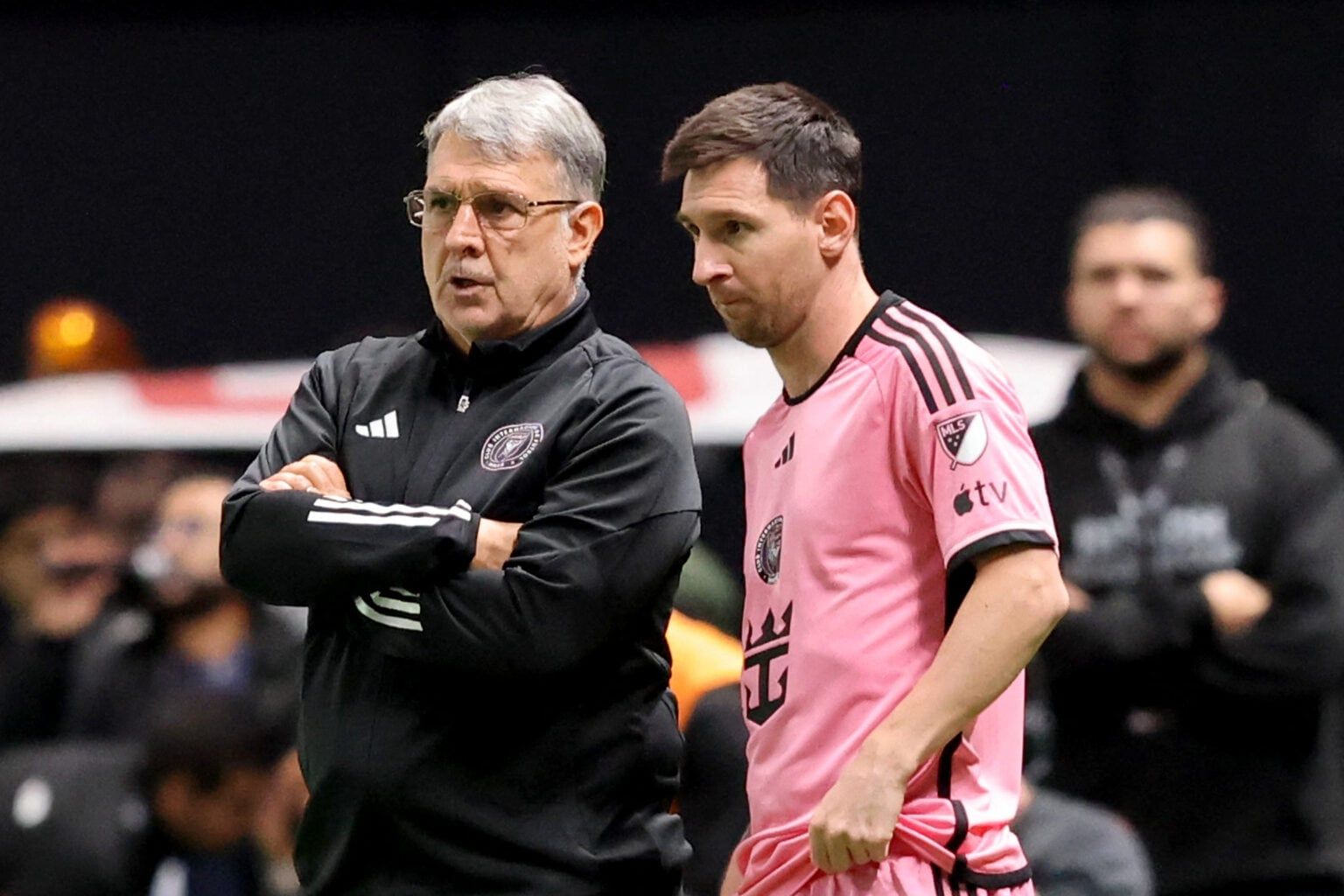 Messi y Gerardo Martino (AFP)