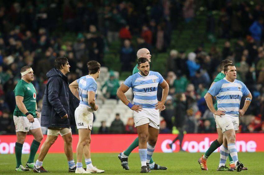 
    Los Pumas vienen de perder ante Irlanda, en Dublin. Foto: AFP
   