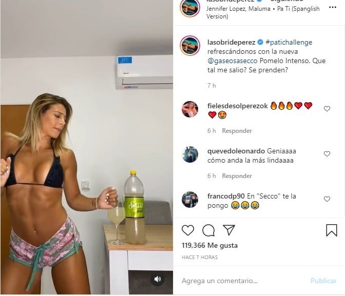 Sol Pérez en redes sociales