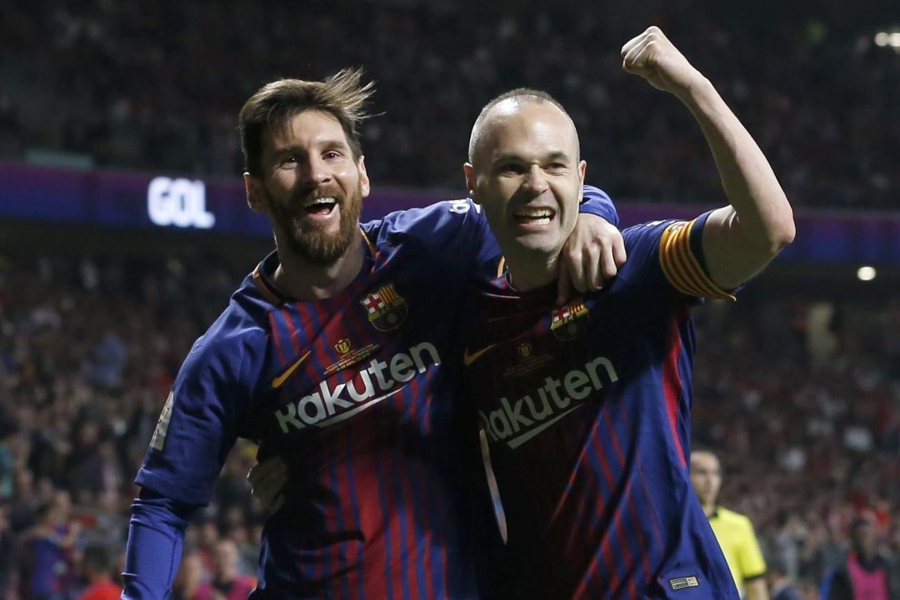 Lionel Messi y Andrés Iniesta