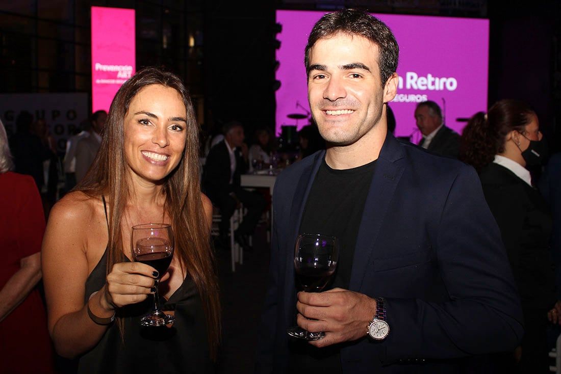 Gala de SANCOR SEGUROS en Park Hyatt Mendoza Florencia Aise y Joaquín Barrera 
