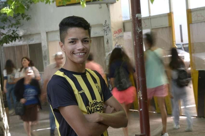Gabriel Alaniz, un crack que sueña con crecer en el fútbol. / Marcos García.