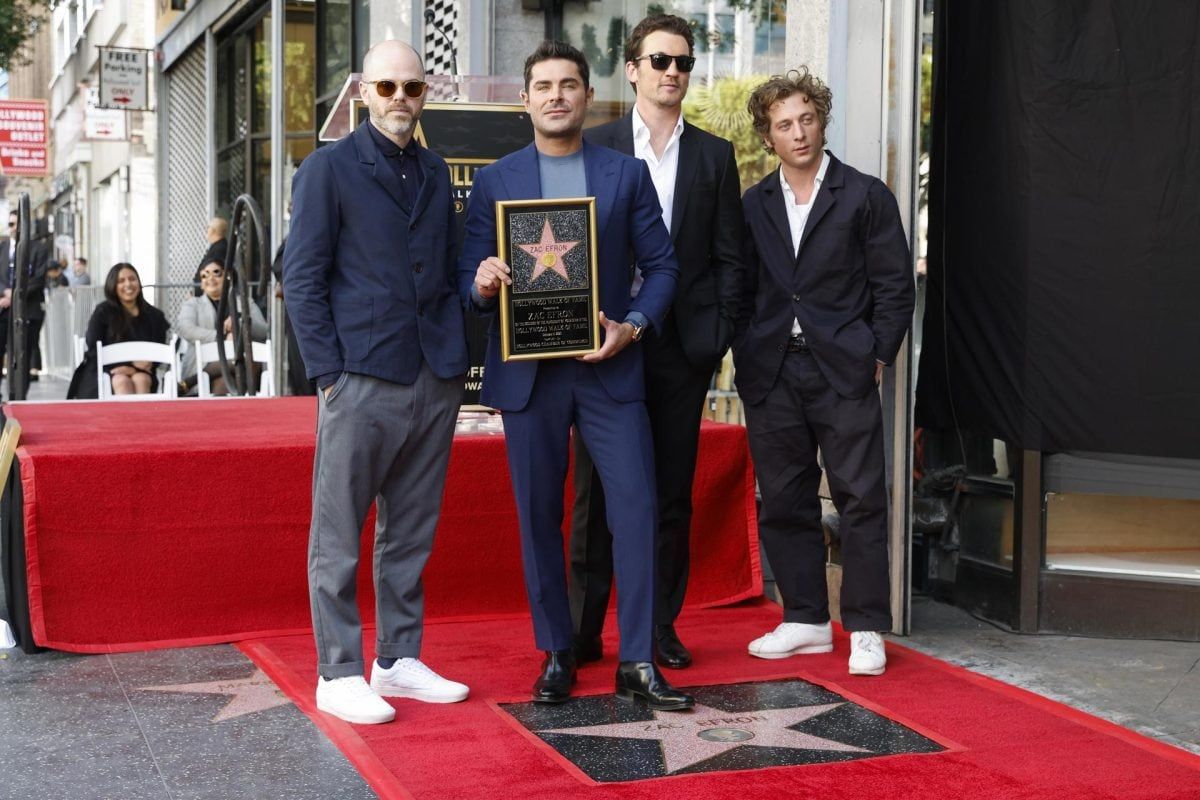 Zac Efron tiene su estrella en Hollywood. / Gentileza