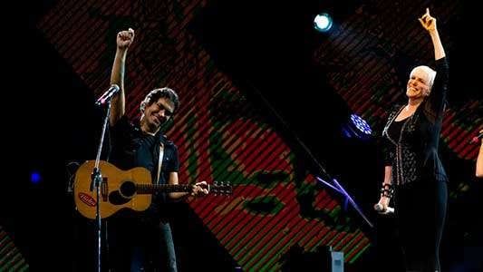 Valeria Lynch y Mariano Martínez