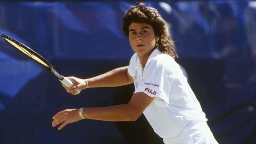 
    Sabatini en el US Open 1990.
   