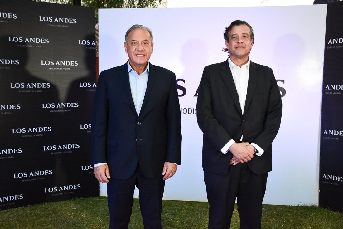 Aniversario 138 años de Diario Los Andes.
Raúl Levrino y Víctor Ibáñez/ Foto Mariana Villa