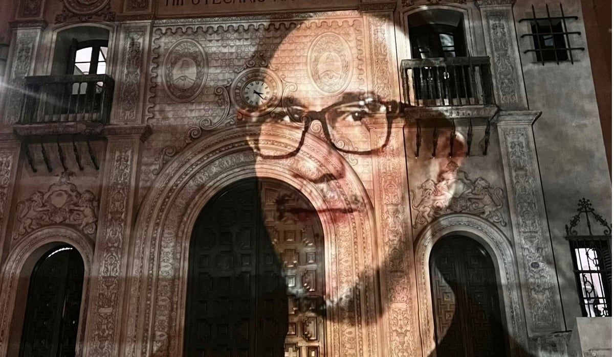 Homenaje a Marciano Cantero, hasta la madrugada de este viernes, en el Edificio de Cultura del Ex Banco Hipotecario.