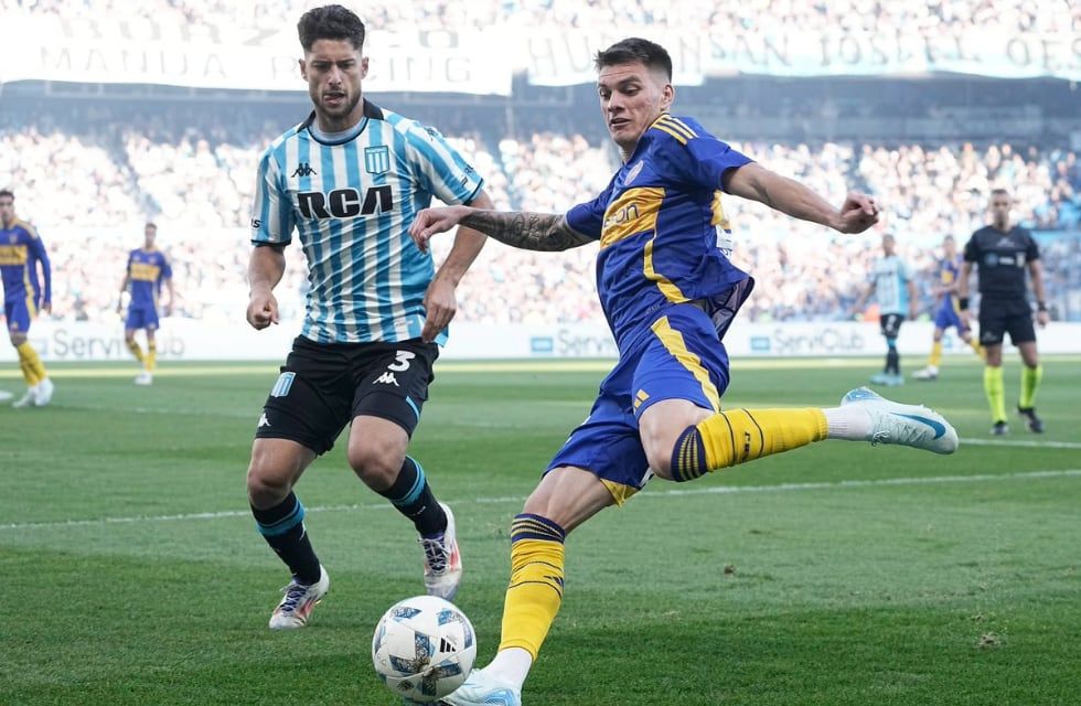 Boca VS Racing por la Liga Profesional. Foto: X @BocaJrsOficial