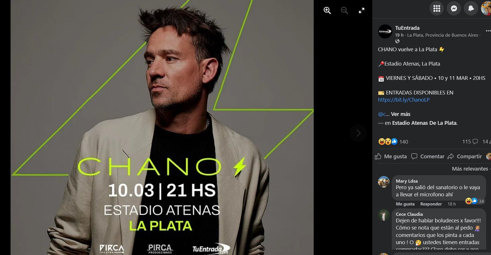 Anunciaron un nuevo show del músico y los fans encendieron las alarmas