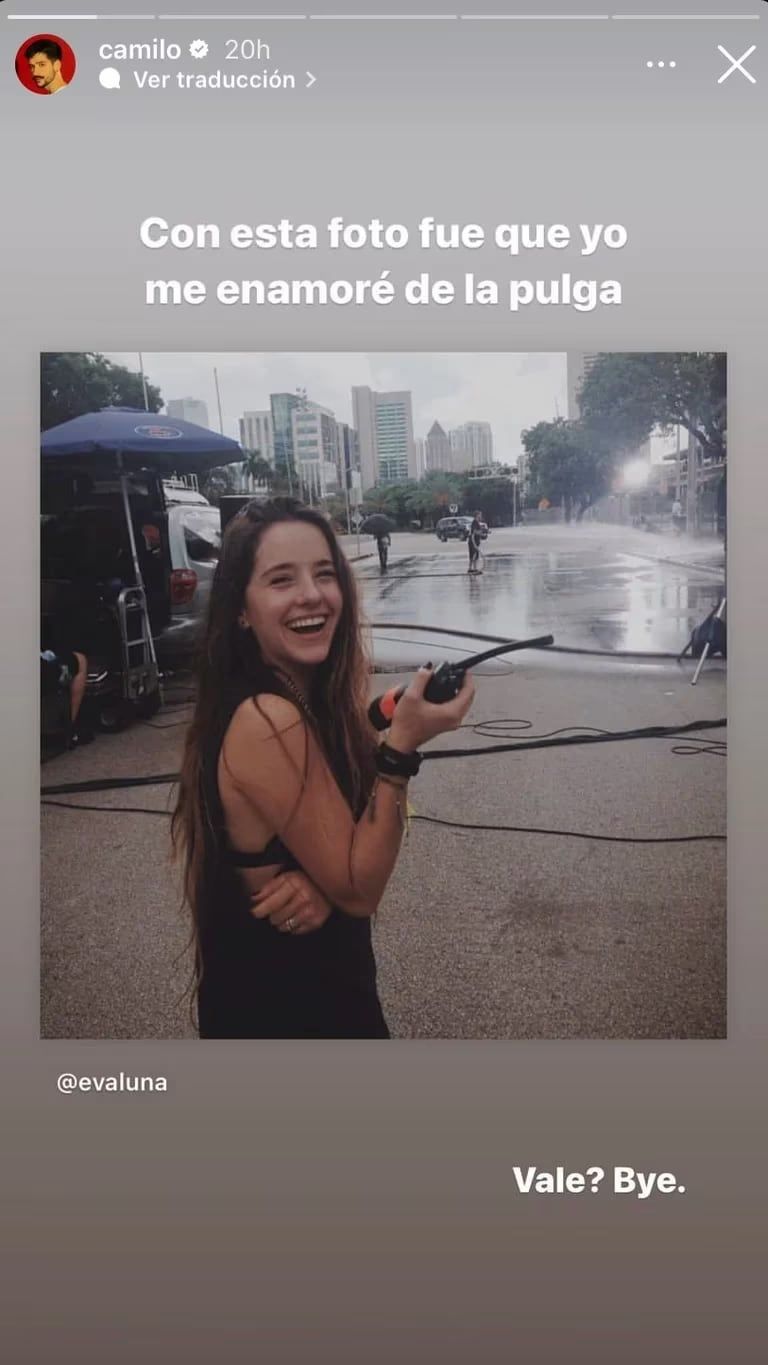 Camilo mostró la foto que lo enamoró de Evaluna