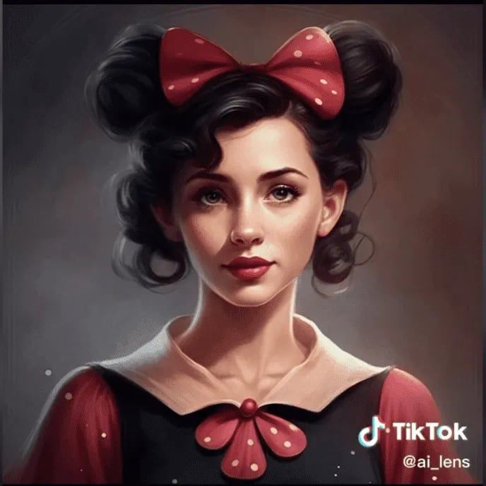 La IA recreó a los personajes de Mickey Mouse