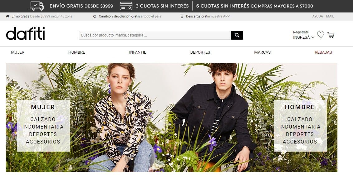 GAP se venderá online con envíos a todo el país vía Dafiti
