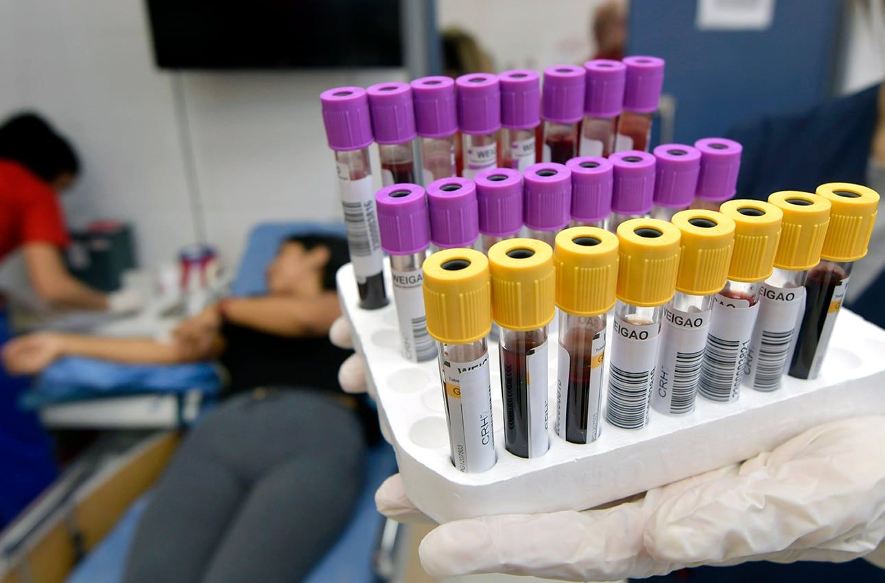 Donar sangre en Mendoza: tras una caída a comienzos de año, subió la cantidad de voluntarios, aunque aún falta. Foto: Orlando Pelichotti / Los Andes