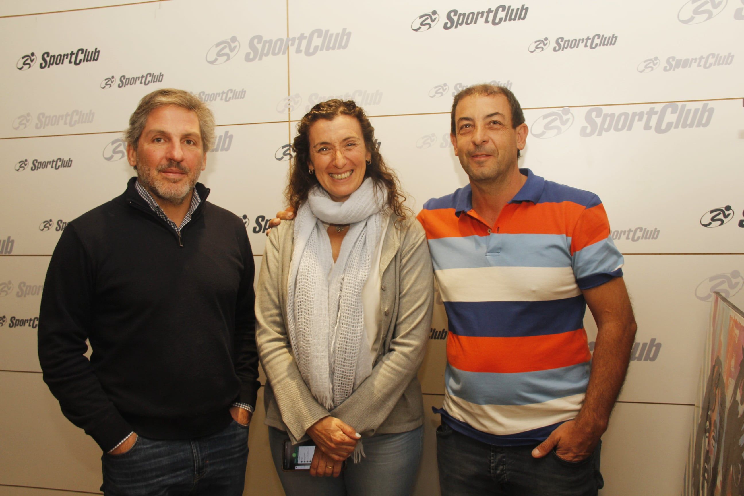 Diego Lago, Sigrit Aprille y Luciano Brigante.