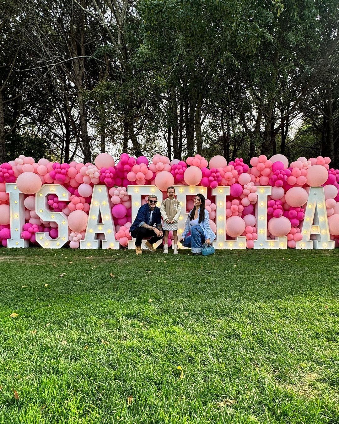 Las fotos del cumpleaños de Isabella, hija de Wanda Nara y Mauro Icardi.
