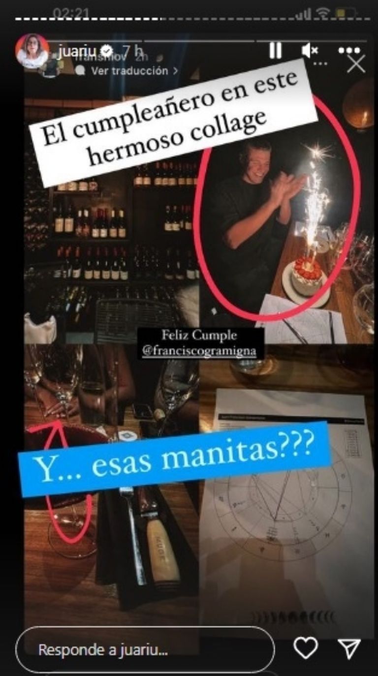 Las pruebas de Juariu sobre el amorío de Julieta y Fran