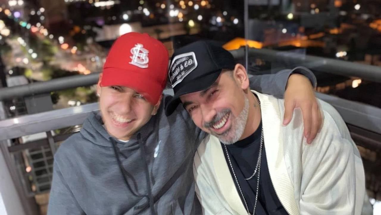 Tomás Lavezzi y su papá Ezequiel suelen compartir viajes de vacaciones.