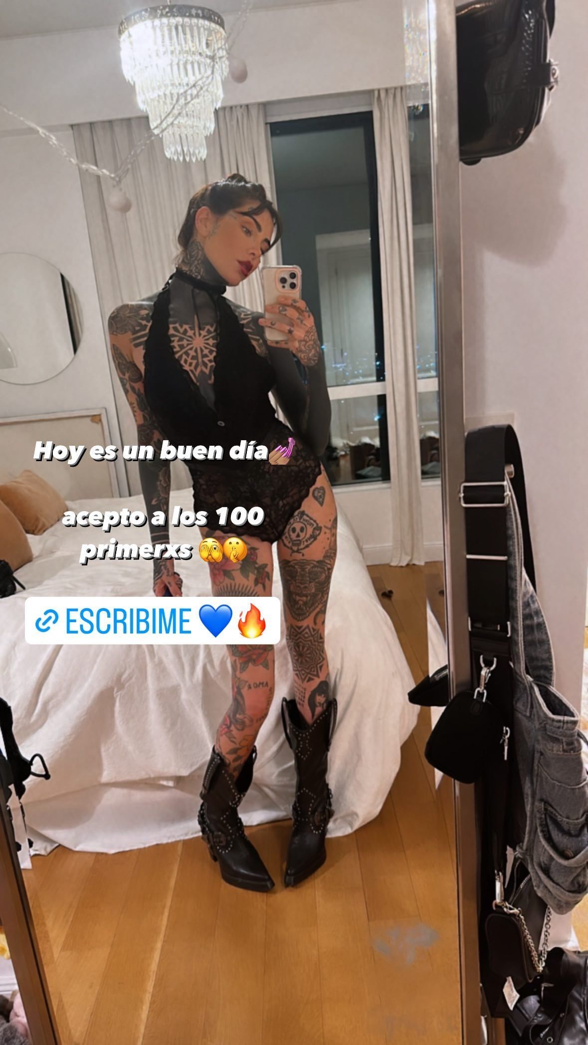 Cande Tinelli y el pícaro mensaje a sus fans.