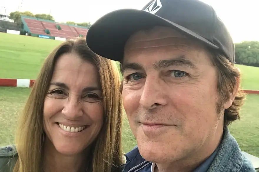 Gabriel Corrado y su esposa