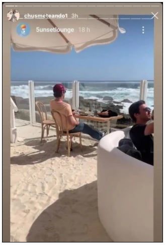 El actor está en su país por trabajo