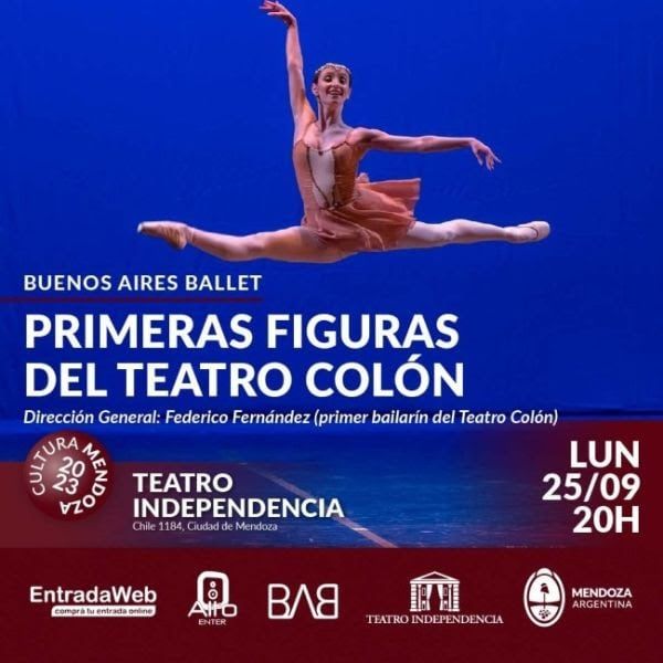 Las primeras figuras del teatro Colón en Mendoza.