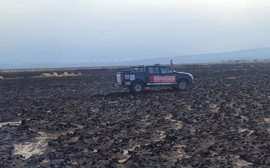 El incendio de Los Parlamentos - Foto Gentileza