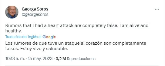 George Soros - Foto CNN