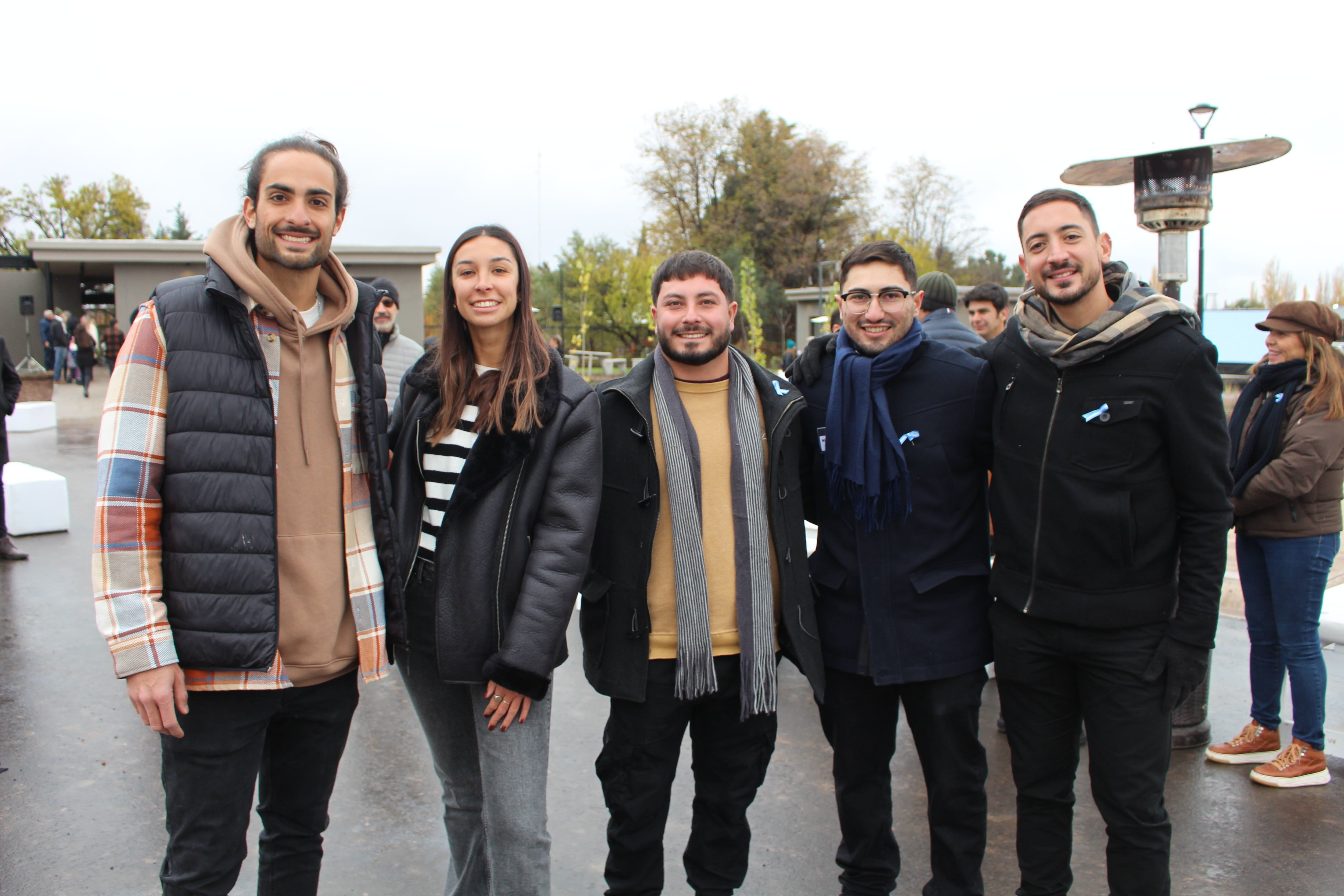 Ezequiel Gaia, Sofía Castillejo, Diego Bertello, Walter Sales y Nicolas Córdoba.
Foto: Nicolás Guevara