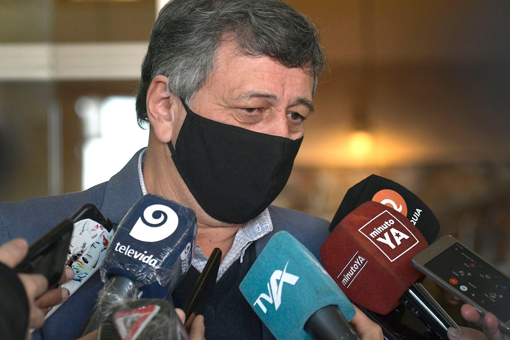 El intendente de Las Heras, Daniel Orozco uno de los últimos en adherir. Foto: Orlando Pelichotti / Los Andes