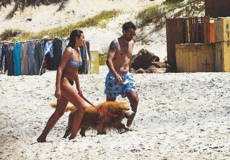 Nacho Viale junto a Lucía Pedraza y Ayrton.
