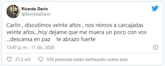 Carlín Calvo en redes