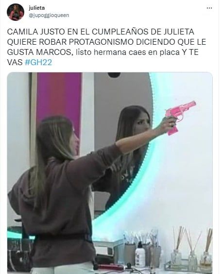 Los memes de Camila y Marcos