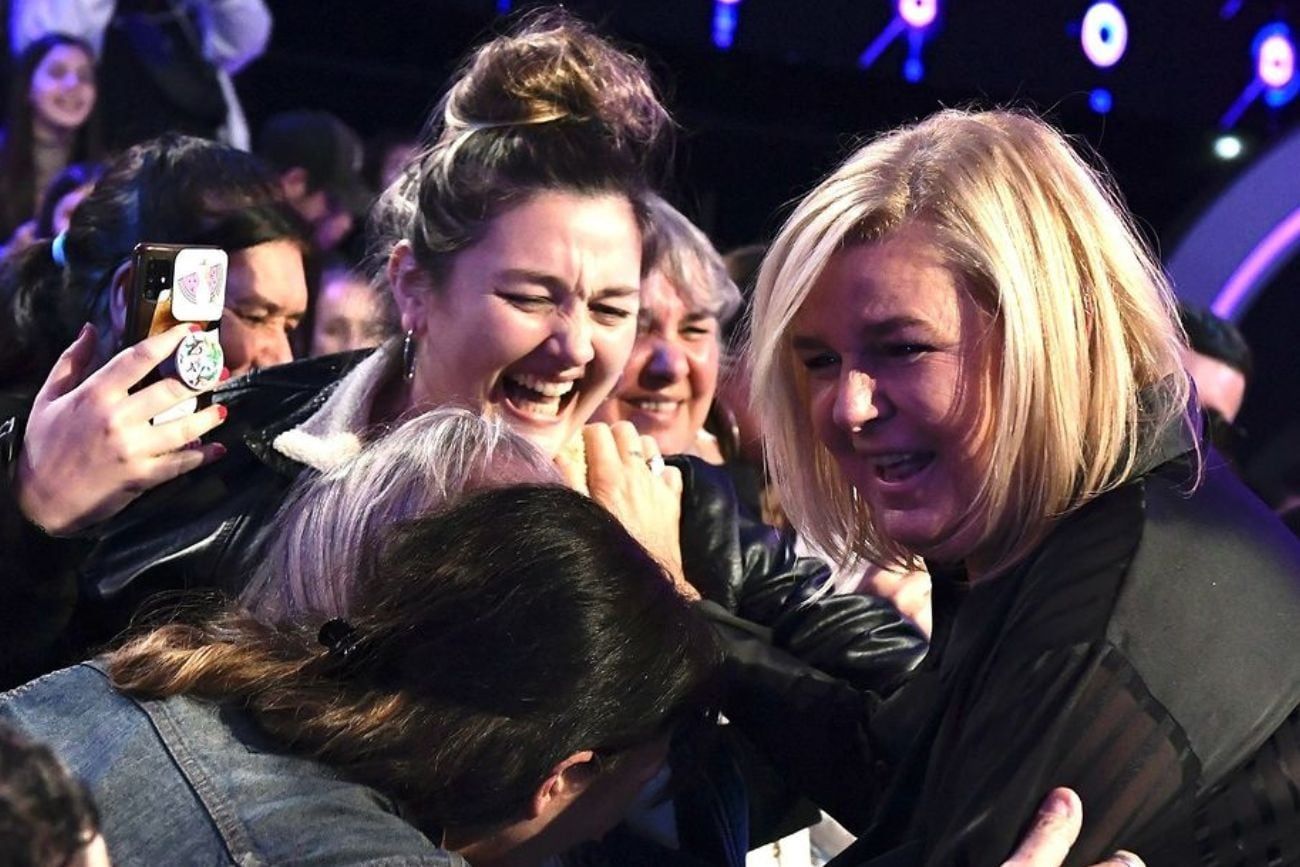 Así recibieron a Virginia en los estudios de Telefe: “Virqueenia ya ganó” (Foto: @granhermanoar)