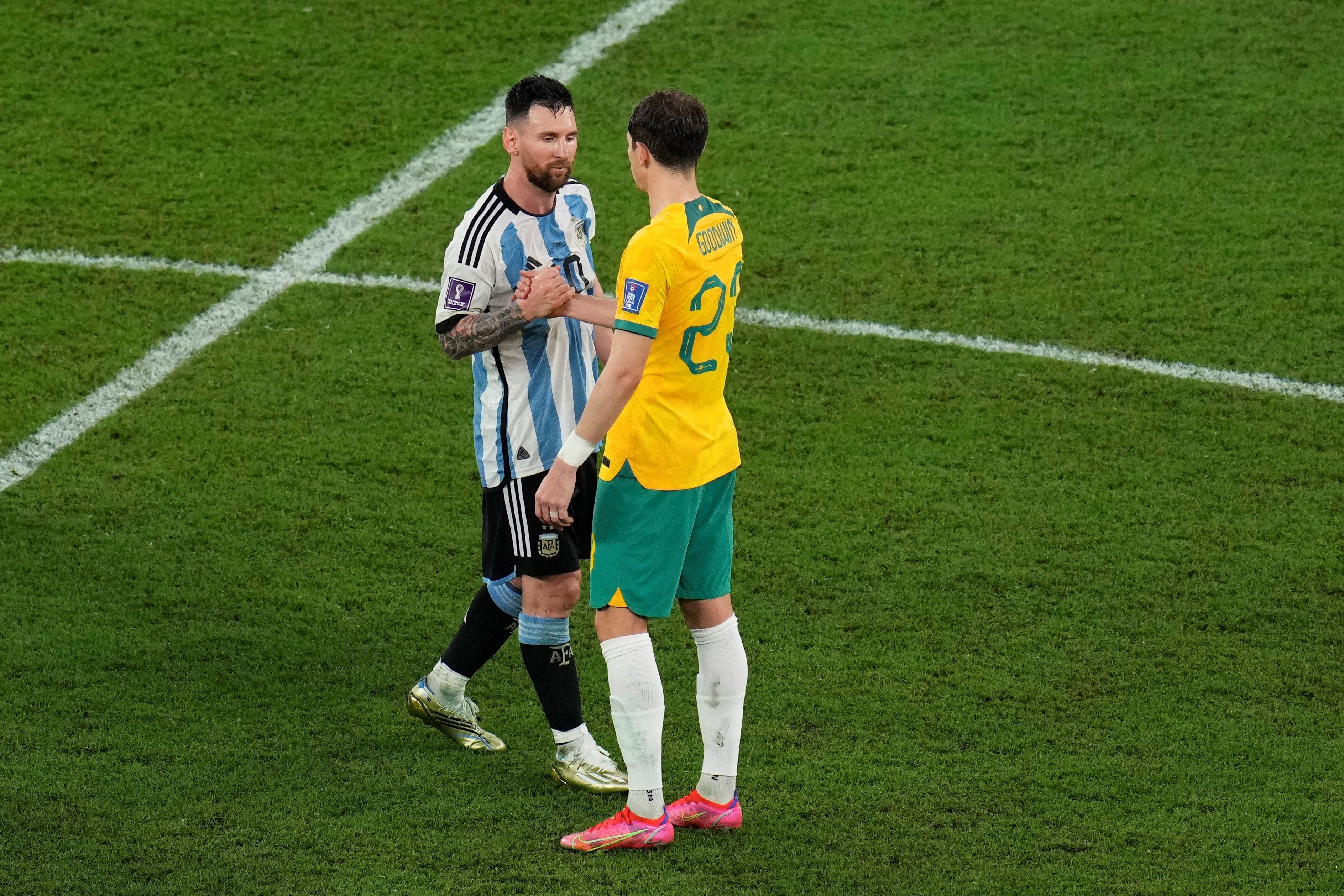Argentina, con Messi, volverá a jugar con Australia tal como ocurrió en Qatar. (AP)