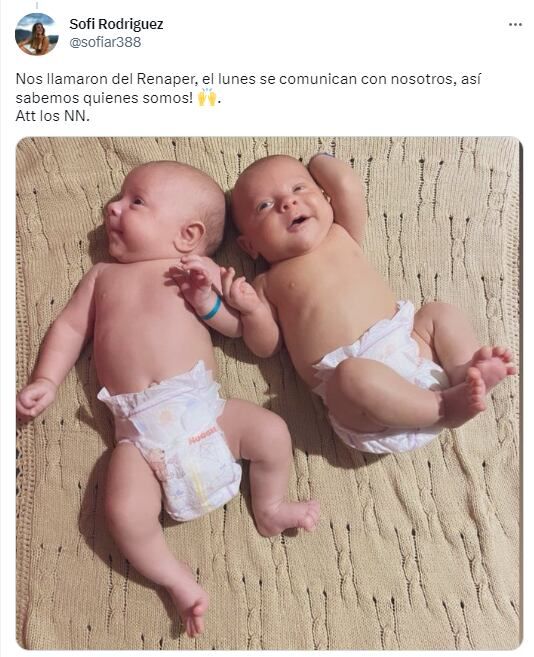 La historia de los gemelos “mezclados” se hizo viral - Twitter