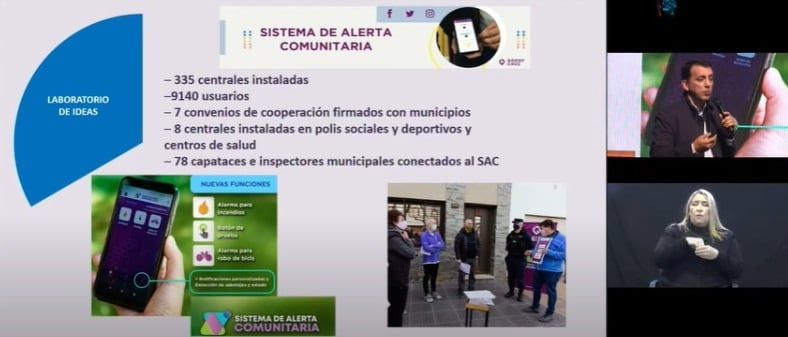 Los datos del Sistema de Alerta Comunitaria