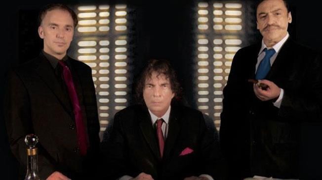 Jorge Dorio (derecha) junto a Patricio Barton y Alejandro Dolina