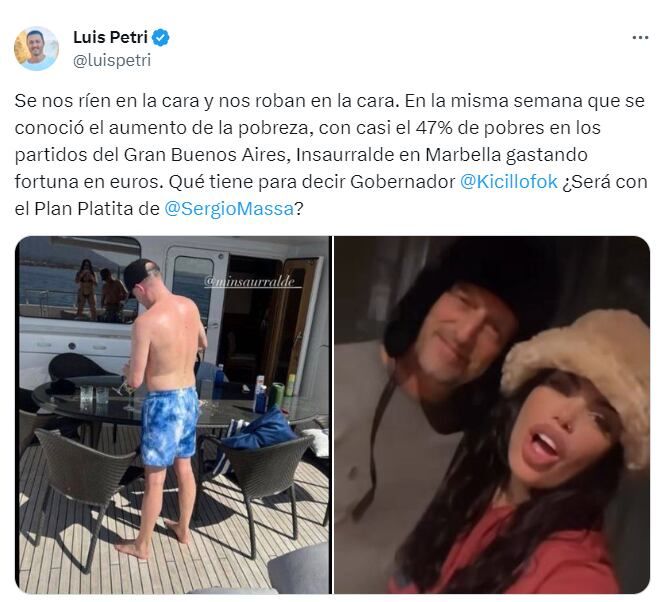 Distintos políticos condenaron la actitud del exfuncionario de Axel Kicillof, quien tuvo vacaciones de lujo en medio de la crisis económica.